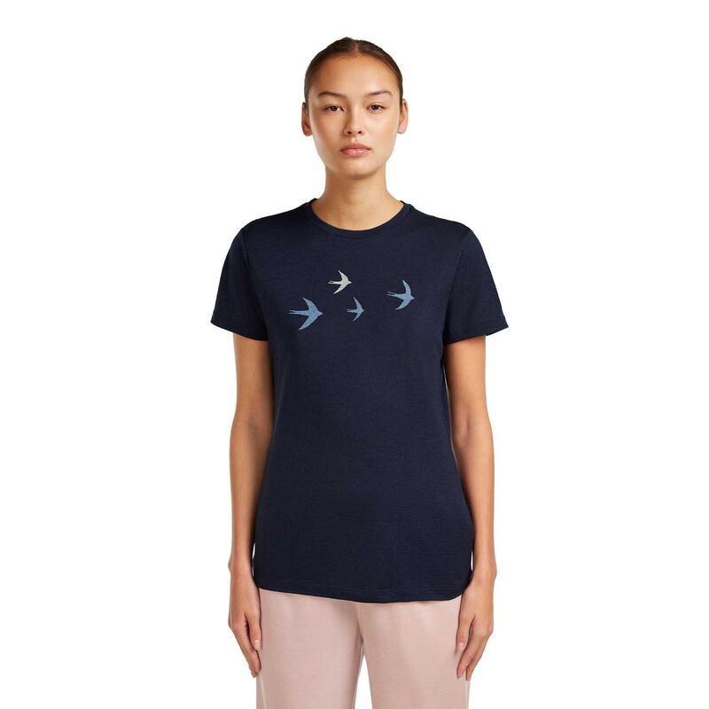 Icebreaker W Merino 150 Tech Lite SS Tee Bird Transit image number 0